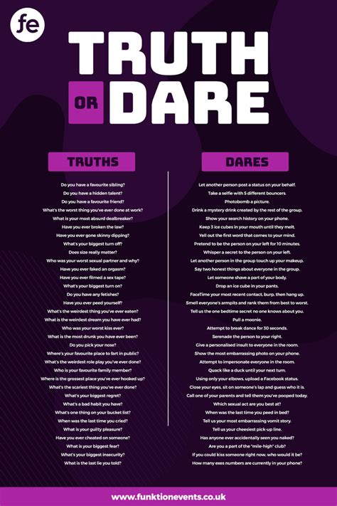 90 great truth or dare questions – Artofit