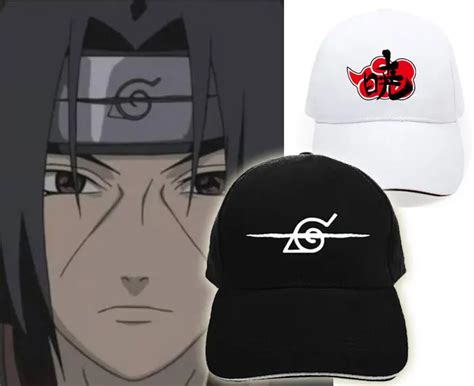 Naruto Akatsuki Uchiha Itachi Red Cloud Printed Snapback Hat Cosplay Baseball Cap-in Boys ...