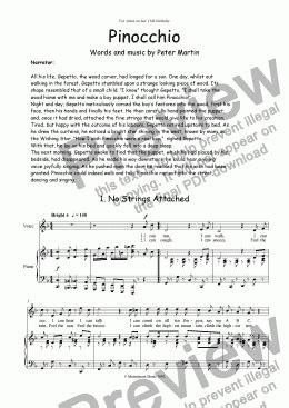 Pinocchio - Download Sheet Music PDF file