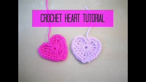 CROCHET heart tutorial | Bella Coco - YouTube