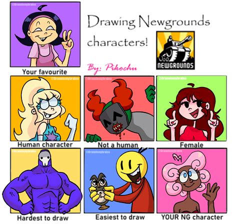 Drawing Newgrounds Characters! by DranoinmyBraino on Newgrounds