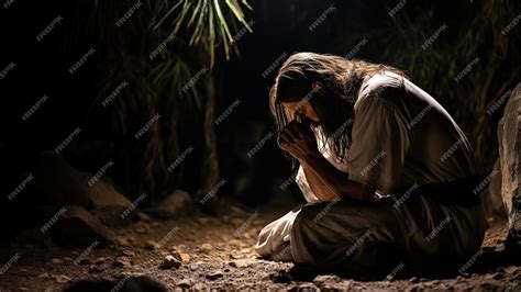 Premium Photo | Jesus Christ prays in the Garden of Gethsemane