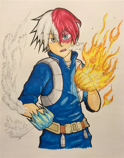 Todoroki - My Hero Academia by Nikolai-Bartolf on Newgrounds