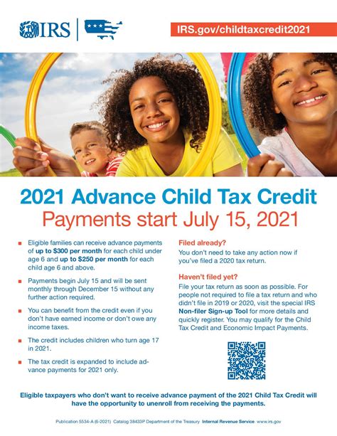 2021 Advance Child Tax Credit Payments Start July 15, 2021 - NECPA