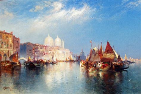 19th century American Paintings: Thomas Moran - Venice