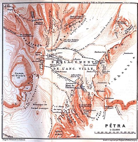 Petra Map - petra jordan • mappery