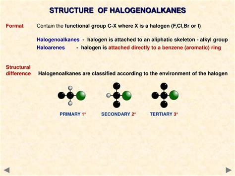 PPT - AN INTRODUCTION TO THE CHEMISTRY OF HALOGENOALKANES PowerPoint Presentation - ID:677153