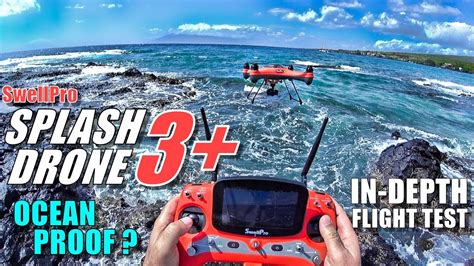 SwellPro Waterproof SPLASH DRONE 3+ Plus Review - Part 2 - Flight & CRASH Test! - Ocean Proof ...