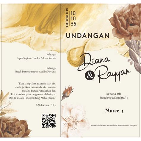 Jual undangan pernikahan | undangan nikah murah | undangan cetak | Shopee Indonesia