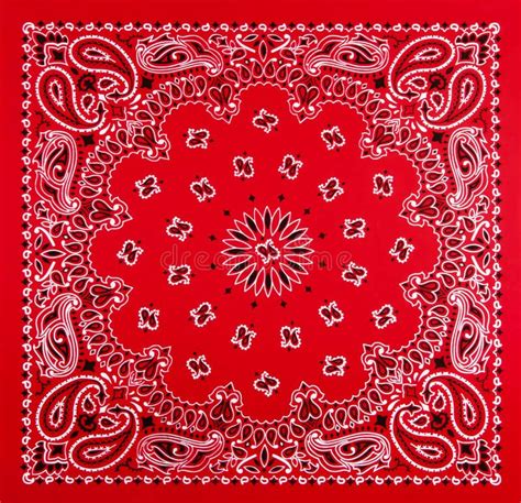 Red Bandana Print. A bandana pattern of black and white printed on red fabric , #spon, #bandana ...