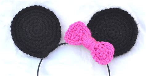 Crochet in Color: Minnie Mouse Ears