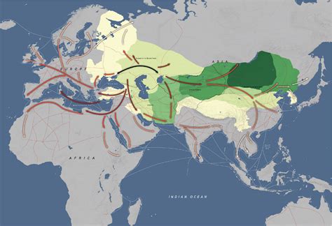 Spread Of Black Plague Map