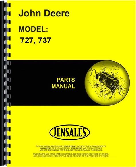 John Deere 727 737 Rotary Cutter Parts Manual (JD-P-PC1152) | eBay