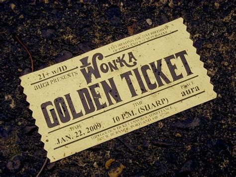 i've got a golden ticket. | paperworks | Pinterest