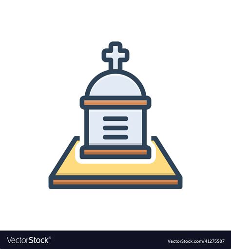 Cemetery Royalty Free Vector Image - VectorStock