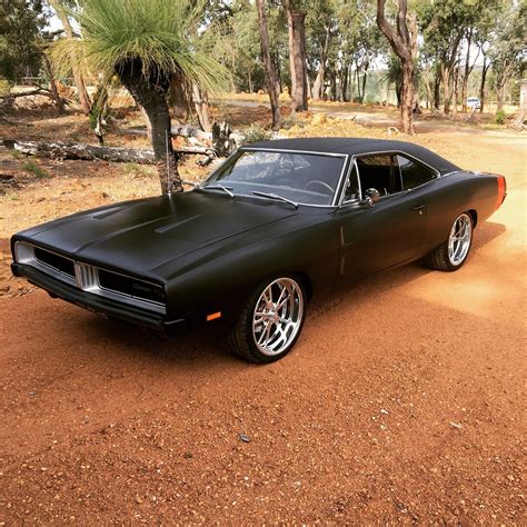 1969 Dodge Charger Matte Black