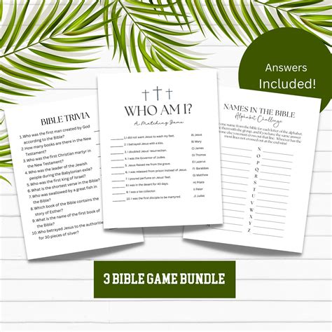 3 Bible Games Bible Trivia Bible Trivia Game Bible Games Christian ...