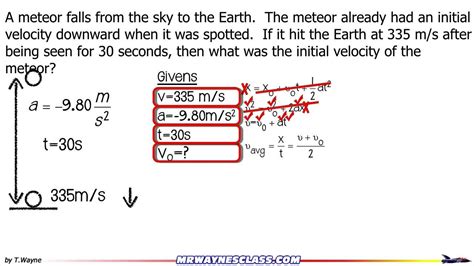 Problem Solving in Kinematics Example - YouTube