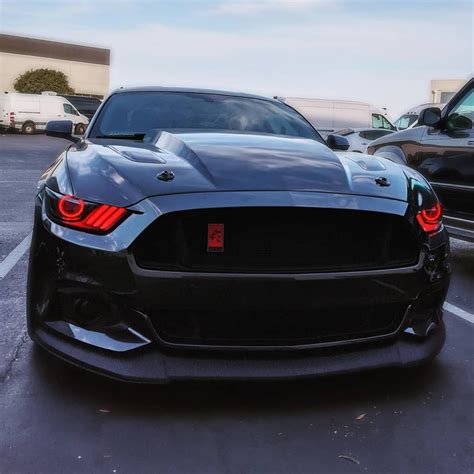 2015-2017 Ford Mustang Pre-Assembled Headlights -Dynamic ColorSHIFT RG ...