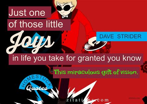 Dave Strider Quotes - Top 10 Best - Homestuck Quotes