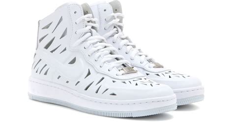 Lyst - Nike Air Force 1 Ultra Leather High-top Sneakers in White