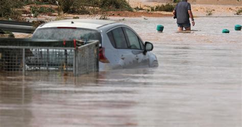 Spain floods: Torrential rains inundate Valencia, Murcia and eastern ...