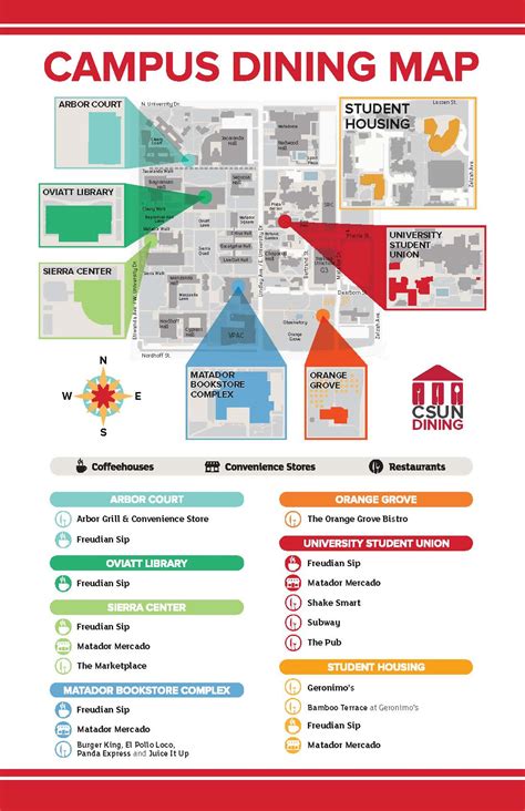 Dining Locations and Hours of Operation | California State University, Northridge