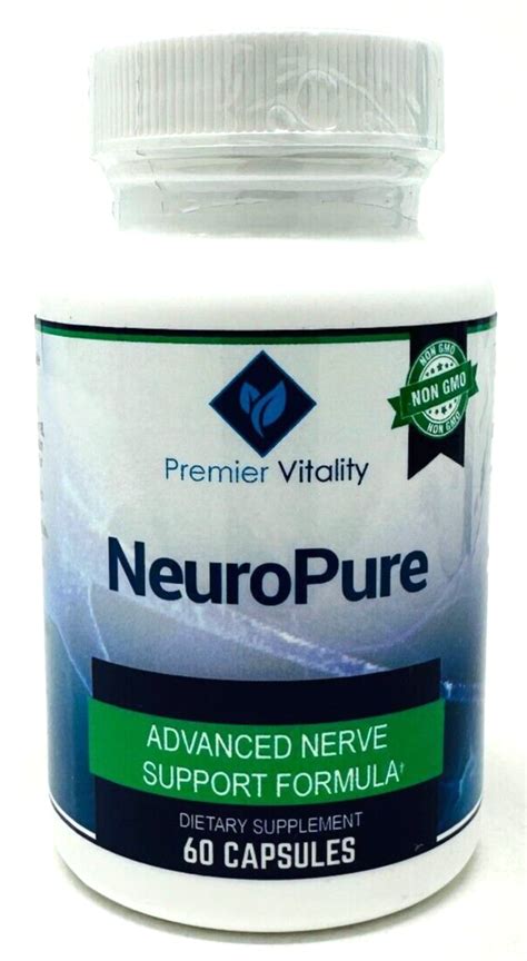 Premier Vitality NeuroPure Advanced Nerve Support Formula 60 Capsules Neuro Pure | eBay