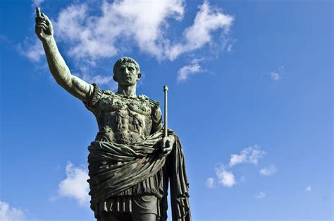 How Were Julius Caesar and Augustus Caesar Related?