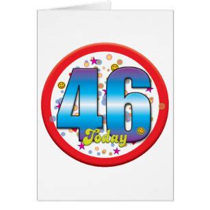 Happy Birthday 46 Cards - Greeting & Photo Cards | Zazzle