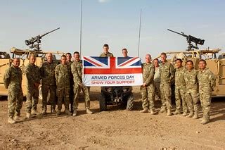 RLC Soldiers Holding the Armed Forces Day Flag in Afghanis… | Flickr