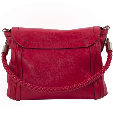 Shop authentic Gucci Bella Red Leather Shoulder Bag at revogue for just ...