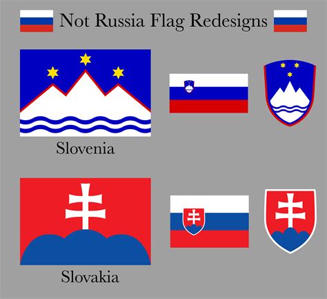 Slovakia and Slovenia Flag Redesigns : r/vexillology