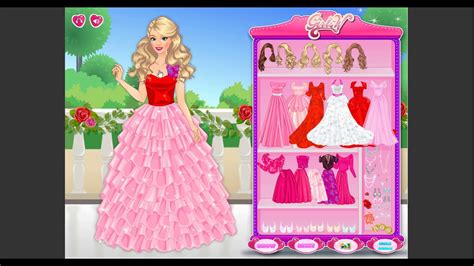 Barbie - Princess Rose Dress Up Game for girls - YouTube