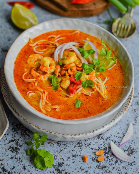 Spicy prawn noodle soup (in 20 minutes) – Kitchen Mai