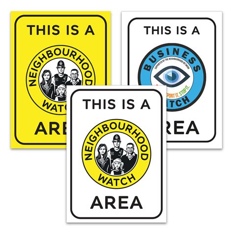 Neighbourhood Watch Signs | Signs | Stickers | Labels | NSP | UK