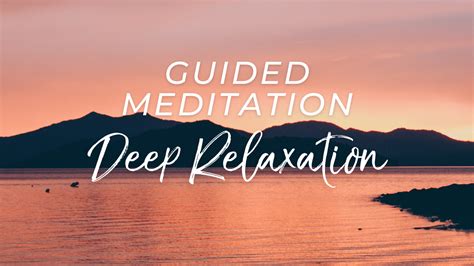 Best Guided Meditation for Relaxation 10 Minutes (Video) — Caren Baginski