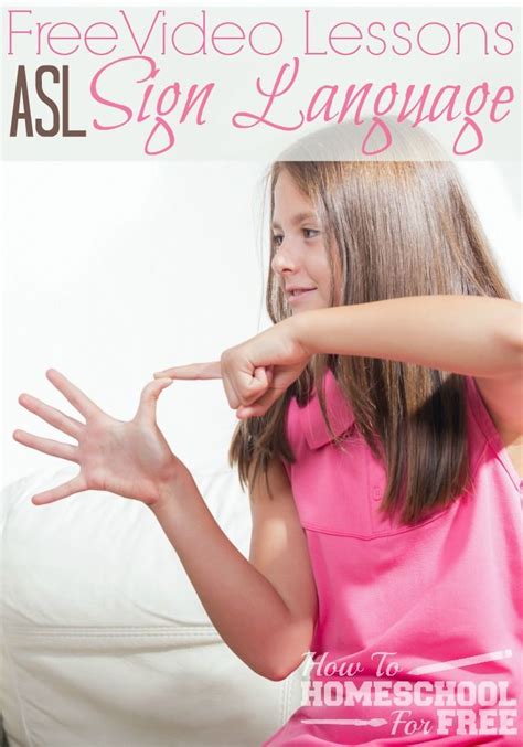 Learn ASL with these FREE video lessons! | Sign language lessons, Sign ...