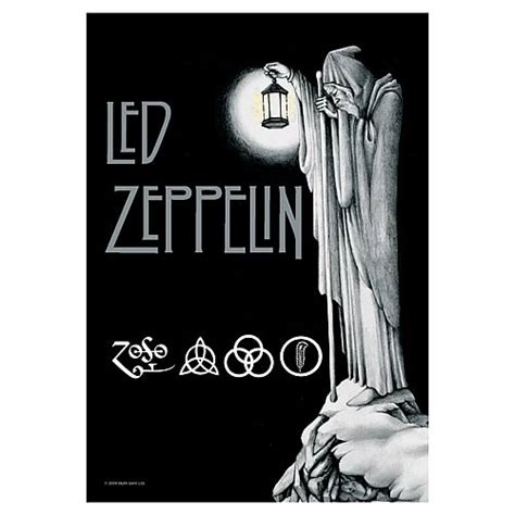 Led Zeppelin Stairway to Heaven Fabric Poster Wall Hanging