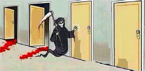 death knocking at the door Blank Template - Imgflip