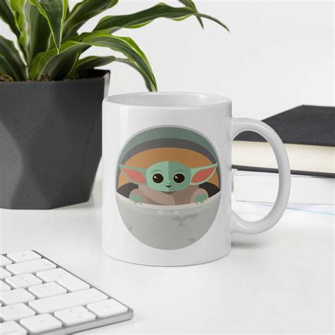 Baby Yoda Coffee Mug The Child The Mandalorian – Ceramic 11Oz 15Oz Coffee Mug - Kitchen Decor