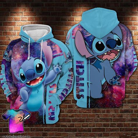 [The best-selling] Disney stitch galaxy 3d hoodie