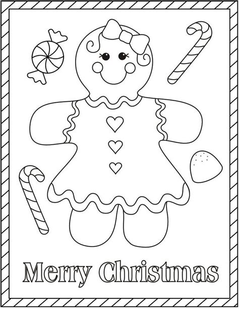 Gingerbread Girl Coloring Sheet : Coloring Pages - Coloring ...