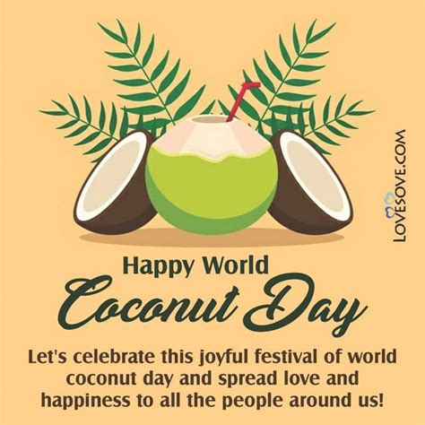 World Coconut Day Quotes, Wishes, Status & Images - SHAYARI WORLD