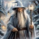 Liam Neeson as Gandalf the White - AI Generated Artwork - NightCafe Creator