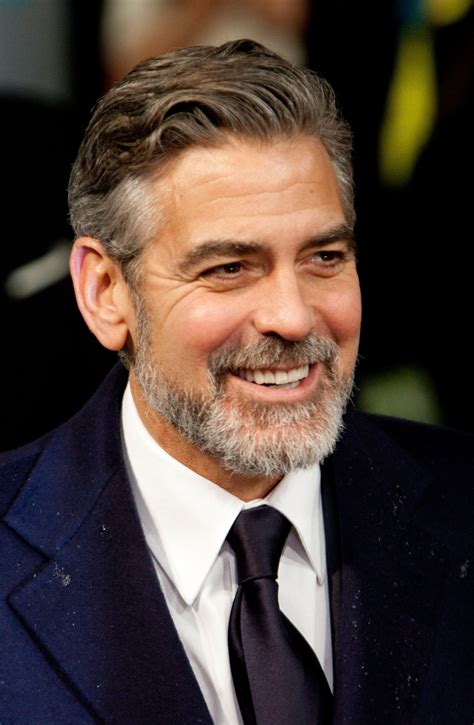 George Clooney... Even with a beard! | George clooney, George, George ...