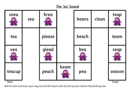 Phonics practise board games | Teaching Resources