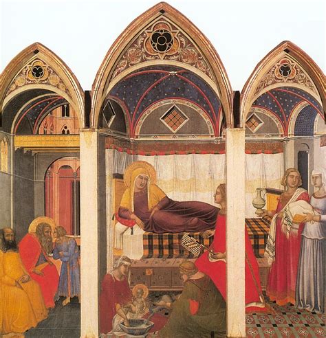 the birth of the virgin pietro lorenzetti, Itlay, Gothic | 14th century ...