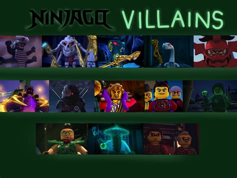 Ninjago Villains by JustSomePainter11 on DeviantArt