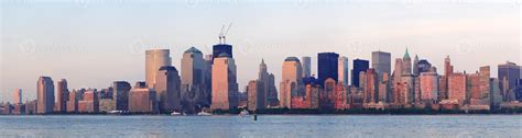 New York City Manhattan downtown skyline 8333797 Stock Photo at Vecteezy